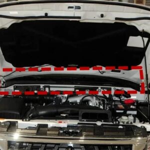 1個 フード ゴムシール パジェロ V90 2007-2023 5902A016 ボンネット ウェザー ストリップ モンテロ V80 ボディクリップ SHOGUN 同じ V7 - rear 5902A054