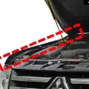 1個 フード ゴムシール パジェロ V90 2007-2023 5902A016 ボンネット ウェザー ストリップ モンテロ V80 ボディクリップ SHOGUN 同じ V7 - right fender 61531