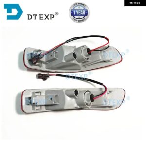 1ピース リアバンパー ランプバルブ 無エアトレック CW 2007-2012 リア フォグランプ アウトランダー EX 8337A015 リア信号灯 - 2 pcs with bulb