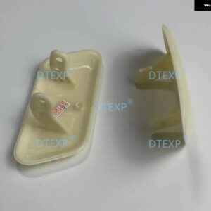 2個 無塗装カーボン ヘッドライト スプレーノズルランサー 8264A038 CX CY CZ ヘッドランプ ウォッシャーカバー FORTIS JET EVO 10 - no painting