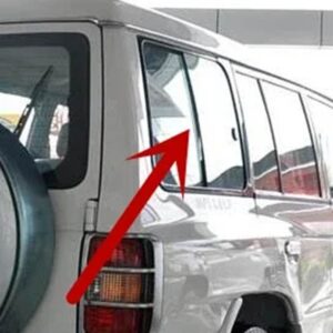 1ピース 5 ドア 1989-1999 リアサイドガラス窓ゴム パジェロ MB696541 シーリングゴム モンテロ 垂直プロテクター - Right Side