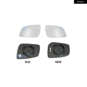 1個 LHD サイドリアビューミラー ガラスランサー 2013-2020 7632C383 リアミラー ホルダー EVO 熱付き 2007-2012 7632A633 - old Left with heat