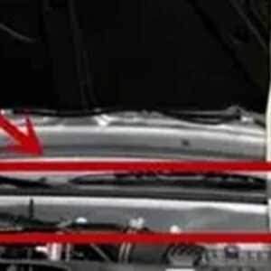 1 3ピースフード ゴムシール パジェロ ミニ H60 ボンネット ゴム ストリップ モンテロ ピニンボディゴム イオ MR313797 - rear Mr313799