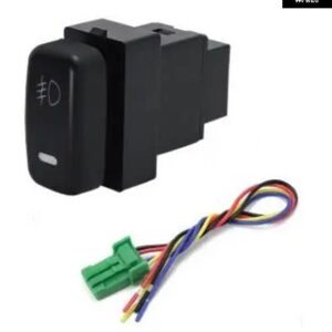 1ピース フォグランプ コントロールスイッチ パジェロ モンテロ 3 4 IO ランサーグランディス MR190953 4ピンワイヤー アウトランダー - switch A