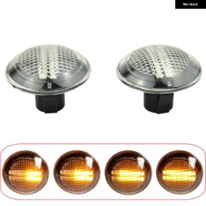 2X クリスタルスモーク サイドマーカー LED ウィンカーライト レンジローバー L322 2002-2012 XGB500020A XGB500020 IRR/RA12L32202SM - Crystal