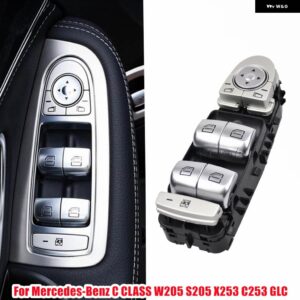 ブラック/ベージュ パワーウィンドウ スイッチ A2139050000 ベンツ C クラス W205 W213 W253 GLC200 GLC220 GLC250 GLC300 GLC350 E250 E300 E63 - black