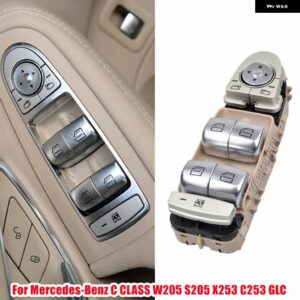 ブラック/ベージュ パワーウィンドウ スイッチ A2139050000 ベンツ C クラス W205 W213 W253 GLC200 GLC220 GLC250 GLC300 GLC350 E250 E300 E63 - beige
