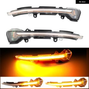 2個 サイドウイングスクロール ダイナミック ウインカー ウィンカーライト シート レオン III MK3 5F ST FR クプラアロナ KJ7 2013 2014 2015 2017 2018 - Dynamic Crystal