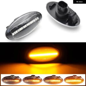 スズキ ダイナミック LED サイドマーカー ウィンカーライト インジケーターリピーターカーランプ スイフトジミーグランドビターラ SX4 XL7 - Dynamic Crystal