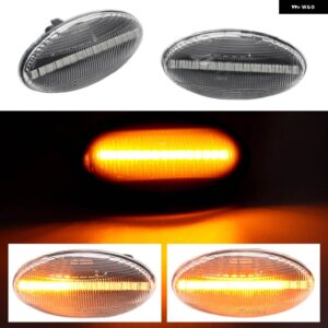 LED ダイナミック ターン シグナル サイド マーカー ライト シトロエン C1 C2 C3 C5 C6 クサラ ピカソ C-クロッサー ベルランゴ ジャンピー ディスパッチ - High quality Crystal