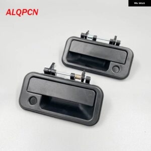 ドアアウターハンドル使用 いすゞ ピックアップ TFR 黒 プラスチック ロデオ 1992-1997 - 1 Pair