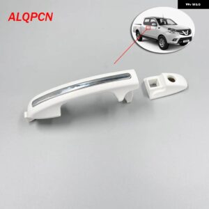 ドアアウターハンドル ホワイト クロームフォトンタンランド E3 E5 ピックアップ付き - Front Right