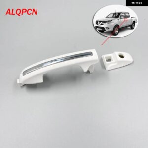 ドアアウターハンドル ホワイト クロームフォトンタンランド E3 E5 ピックアップ付き - Front Left