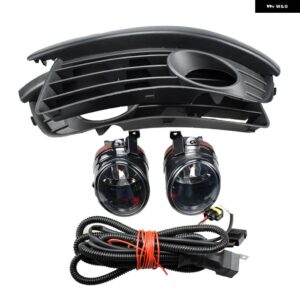 フォグライト カバー フレーム VW ジェッタ MK5 セダン 2006 2009 フォグライト カバー グリル自動フロントバンパー ドライビングランプとワイヤー - Aset