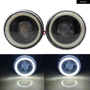 2個 インフィニティ M M25 M37 M56 2011 2012 2013 車 LED フォグライト エンジェルアイ DRL デイタイム ランニングライト ホワイト 30ワット 12 V 2個 - RP-len-AE