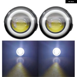 2個 インフィニティ M M25 M37 M56 2011 2012 2013 車 LED フォグライト エンジェルアイ DRL デイタイム ランニングライト ホワイト 30ワット 12 V 2個 - HZ-LED-white