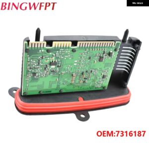 5シリーズ F10 F11 7355073 TMS ヘッドライト 5352178A1 LCI ドライバーモジュール 7316187 LED 制御 バラスト F32 63117355073 ヘッドランプ - 7316187
