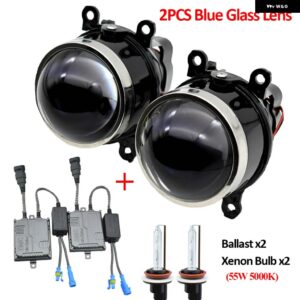 スズキ フォグランプ PTF ジムニー FJ グランドビターラスイフトスプラッシュ SX4 XL7 イグニスアルト H11 HID LED 電球ラ - Blue-HID-55W