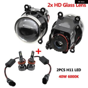スズキ フォグランプ PTF ジムニー FJ グランドビターラスイフトスプラッシュ SX4 XL7 イグニスアルト H11 HID LED 電球ラ - HD Glass-LED-40W