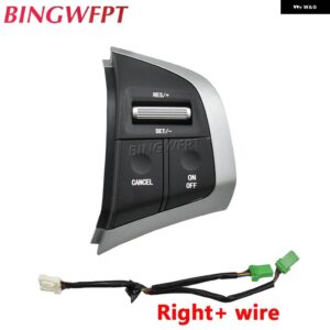 オーディオ ボリュームステアリングホイール スイッチ 多機能音楽メディア電話コントロールスイッチ いすゞ D-MAX 2015-18 DMAX - right-wire