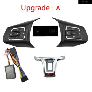 VW MK6 ジェッタ ポロ パサート ボラ サジタル ゴルフ 2010-2012 ステアリング ホイール ボタン スイッチ ハブ 音量ボタン オーディオ スイッチ 電話 GPS - Style A Upgrade