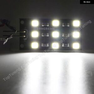 2個 シート ATECA レオン イビサ/ST トレド 2013-2019 ホワイト/ブルー/レッド LED カーテシ ドア ライト足元ライト トランク ランプ - WHITE