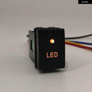 スズキ LED ライト DRL フロントデフロックスイッチ 音楽 プッシュボタン スイッチ ジムニー 2007 2009-15 - led light