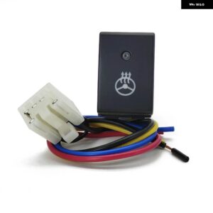 スズキ 1PC 車 DRL LED ライト加熱バックミラー パーキング レーダー電源オンオフステアリングシェルスイッチ ボタン ジムニー 2007 - Wheel heat