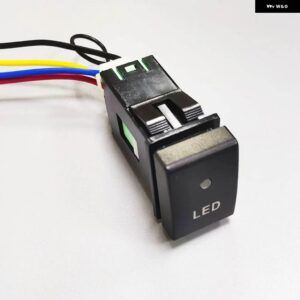 スズキ 1PC 車 DRL LED ライト加熱バックミラー パーキング レーダー電源オンオフステアリングシェルスイッチ ボタン ジムニー 2007 - LED