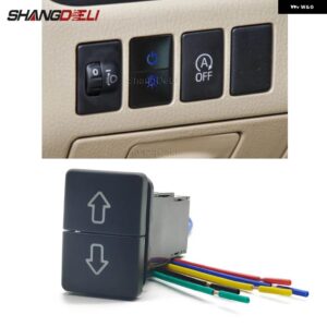 スズキ 1PC 車デュアル LED ライト電源オンオフ上下矢印ボタンスイッチ ジムニー 2019-21 - Locking switch