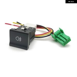 赤色 LED DRL フォグライト 梱包レーダーセンサー電源オンオフ音楽ガレージスイッチ ボタン VW ポロ 6C 2014 2015 - Rear Fog Light