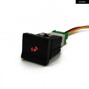 赤色 LED DRL フォグライト 梱包レーダーセンサー電源オンオフ音楽ガレージスイッチ ボタン VW ポロ 6C 2014 2015 - Music