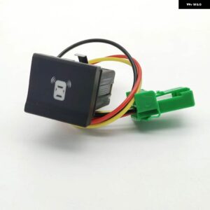 赤色 LED DRL フォグライト 梱包レーダーセンサー電源オンオフ音楽ガレージスイッチ ボタン VW ポロ 6C 2014 2015 - Radar