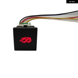 赤色 LED DRL ライト電源オンオフスイッチ ボタンワイヤー VW ジェッタ ゴルフ 6 MK6 2010 2011 2013 - Type 2