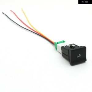 1PC 車 LED ステアリングホイール 熱ファンミラー 熱レーダー パーキング センサー電源スイッチ ボタン VW ポロ 6C 2014 2015 2016 - Music