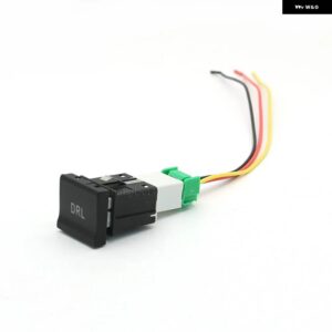 1PC 車 LED ステアリングホイール 熱ファンミラー 熱レーダー パーキング センサー電源スイッチ ボタン VW ポロ 6C 2014 2015 2016 - DRL