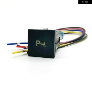 1PC 車 LED DRL ライトパッキングレーダー電源オンオフカメラ 音楽スイッチ プッシュボタン VW ゴルフ 6 MK6 ジェッタ シロッコ - Radar