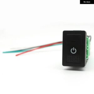 スズキ 1PC 車 LED ライト電源オンオフスイッチ ボタンケーブル SX4 スイフトグランドビターラ 2006 - 40148 - Power