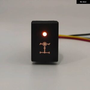 スズキ 1PC LED ライトスイッチ 電源オンオフフロント フォグライト ボタンワイヤー ジムニー 2007 2009 2010 2012 20 - Front Diff Lock