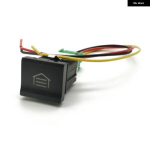 赤色 LED ライトの電源オンオフガレージスイッチ プッシュボタン VW ポロ 6C 2014 2015 2016 - Self locking