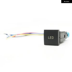 車オレンジ LED DRL ライトパッキングレーダー電源オンオフカメラ ミラー スイッチ ボタン VW ゴルフ 6 ジェッタ 5 MK6 キャディーシロッコ - LED