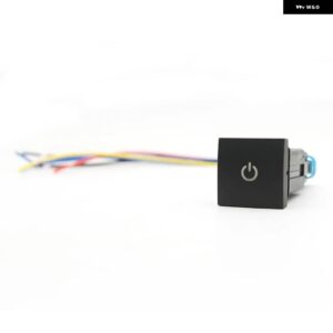 車オレンジ LED DRL ライトパッキングレーダー電源オンオフカメラ ミラー スイッチ ボタン VW ゴルフ 6 ジェッタ 5 MK6 キャディーシロッコ - Power