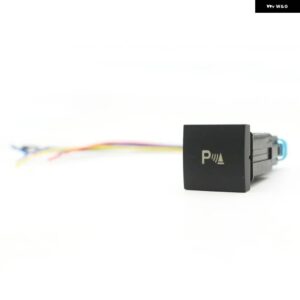 車オレンジ LED DRL ライトパッキングレーダー電源オンオフカメラ ミラー スイッチ ボタン VW ゴルフ 6 ジェッタ 5 MK6 キャディーシロッコ - Parking radar
