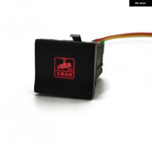 車赤色 LED DRL ライトパッキングレーダー電源オンオフ音楽フロント フォグライト スイッチ ボタン VW ポロ 6C 2014 2015 オート - Monitor