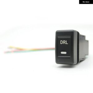 1PC LED DRL ライトレーダー電源オンオフカメラ バックミラー フロントリア フォグランプ スイッチ ボタンワイヤー いすゞ KV100 700P - DRL