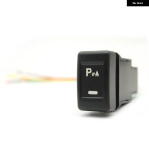 1PC LED DRL ライトレーダー電源オンオフカメラ バックミラー フロントリア フォグランプ スイッチ ボタンワイヤー いすゞ KV100 700P - Parking radar