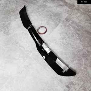 VW シート IBIZA MK5 6F ハッチバック 2017-21 リアルーフ スポイラー ウィング リアルーフリップキャップ スポイラー テール翼 - Glossy Black