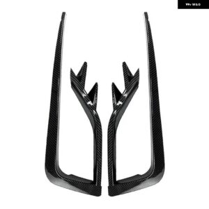 VW ゴルフ 7 MK7 GOLF7 MK7.5GOLF 7 フロント フォグランプ カバー トリムフロントバンパー フォグランプ グリルフレーム アイブロウ まぶた ステッカー - MK7.5 Carbon Look