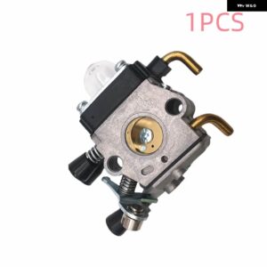 キャブレター 燃料ライン付き オイルバブルプライマーバルブ スパークプラグ 燃料フィルター キット STIHL FS38 FS45 FS46 FS55 FS74 FS75 FS76 FS80 - 1pcs