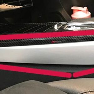 カーボン インテリア センターコンソール コントロールパネルエアベント カバー トリムベンツ A クラス W177 V177 2019-2022 CLA C118 W118 2020+ - Panel Side